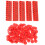 Rote Plastik-Ziegeohrenmarken, 100er Pack, Farmwild-ID 2