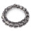 Modèle : Bracelet en acier-titane 21  1,5 cm, argent 15