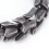 Modèle : Bracelet en acier-titane 21  1,5 cm, argent 3