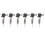 5-20g Testa jig rotonda in metallo resistente 4