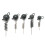 5-20g Testa jig rotonda in metallo resistente 12