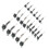 5-20g Testa jig rotonda in metallo resistente 8