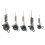 5-20g Testa jig rotonda in metallo resistente 9