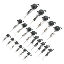 Hameçon à tête de poisson durable de 5–20 g, avec tête jig ronde