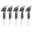 5-20g Testa jig rotonda in metallo resistente 3