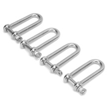4 pièces en acier inoxydable de type U, longueur 6 mm / 0,2 po