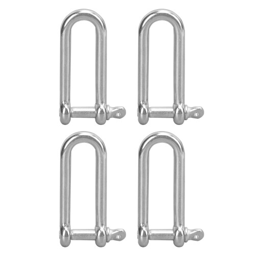 4 pièces de maillon en U allongé en acier inoxydable, 5 mm 1