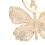 Papillon alliage de zinc porte-clés strass vert 9