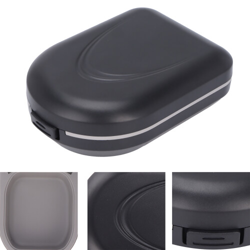 Étui pour aide auditive HA-Case, noir, silicone/ABS 2