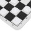 Modello: Set da dama, 145 g, 24x24 cm, Nero/Bianco 5