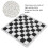 Modello: Set da dama, 145 g, 24x24 cm, Nero/Bianco 9