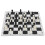 Set Scacchi e Dama 2-in-1 24x24 cm Nero e Bianco 226 g 6