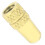 2 pezzi tappi per valvole Presta dorati in alluminio 0.1oz 9