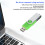 Clé USB rotative vert bonbon 16 Go 12