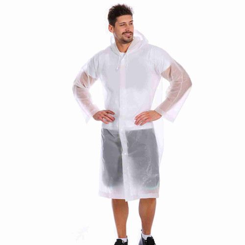 Poncho EVA ultraléger 148 g 145 cm blanc/gris/bleu