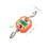 Double-range 150 kg 8,8x7,8x3,3 cm Noirs/Orange 5