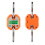 Double-range 150 kg 8,8x7,8x3,3 cm Noirs/Orange 7