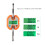 Double-range 150 kg 8,8x7,8x3,3 cm Noirs/Orange 1
