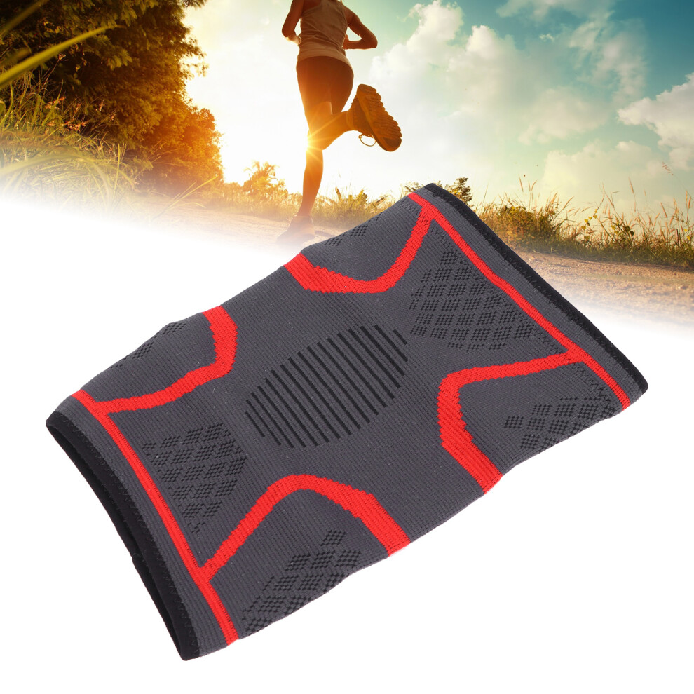 Sports Knee Compression Sleeve Brace Outdoor NonSlip Breathable Knee Support Brace(L )