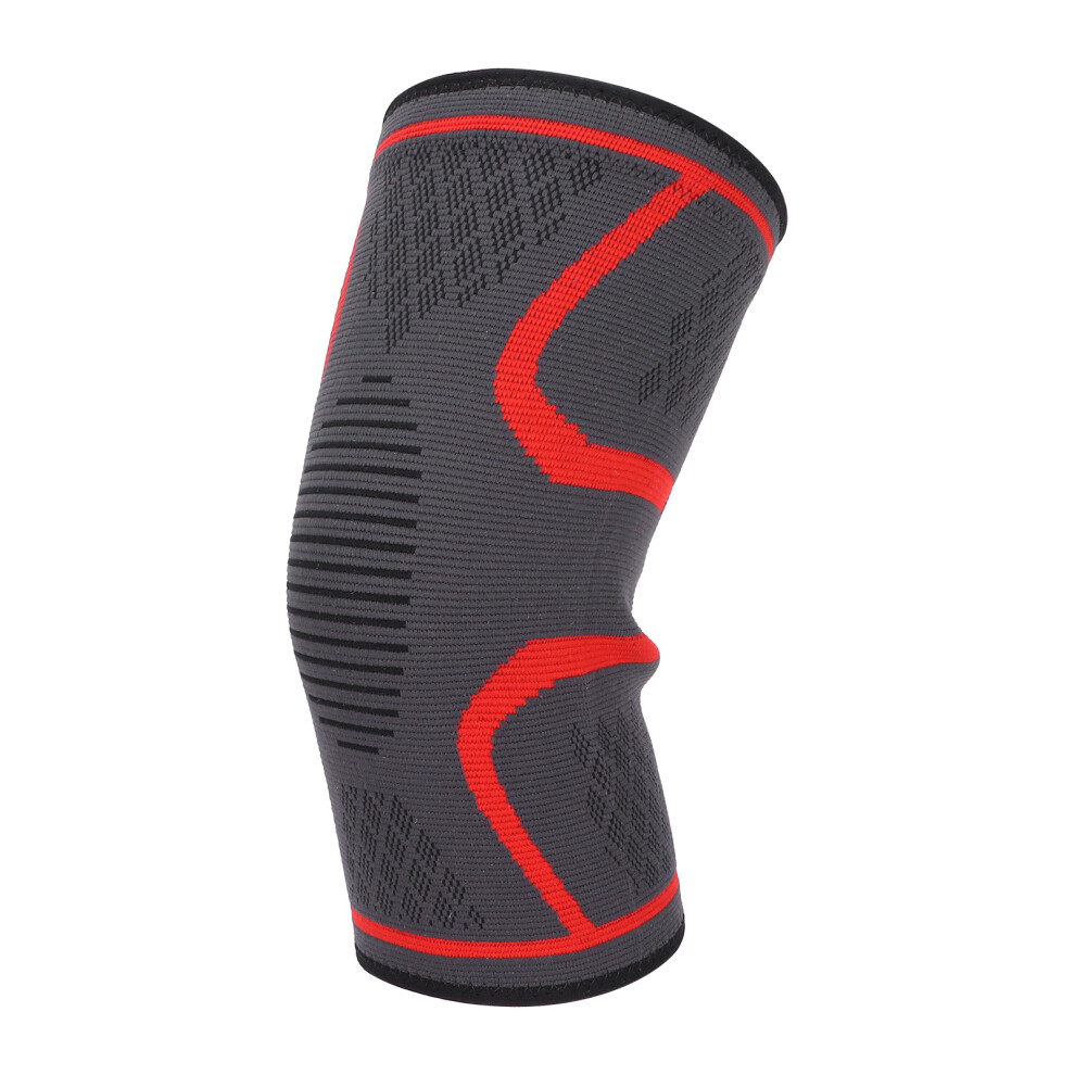 Sports Knee Compression Sleeve Brace Outdoor NonSlip Breathable Knee Support Brace(XL )