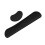 Poggiapolso in memory foam antiscivolo nero 10