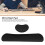 Poggiapolso in memory foam antiscivolo nero 9