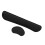 Poggiapolso in memory foam antiscivolo nero 16