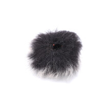 Copri-vento peloso per microfono lavalier 0.5 cm nero