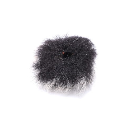 Copri-vento peloso per microfono lavalier 0.5 cm nero