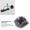 Copri-vento peloso per microfono lavalier 0.5 cm nero 9