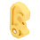 Verrou de disjoncteur PA jaune isolé 9
