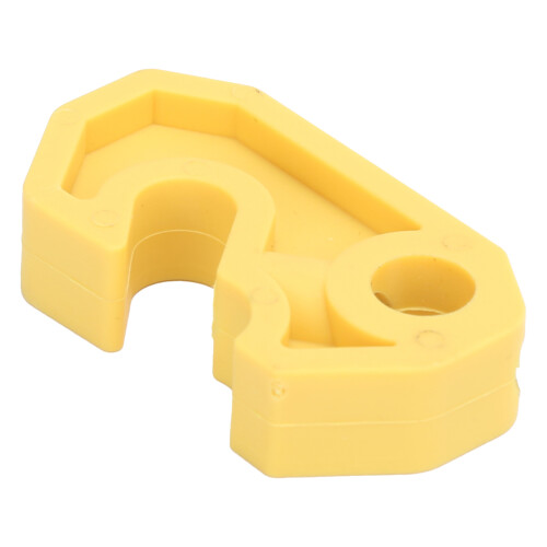 Verrou de disjoncteur PA jaune isolé