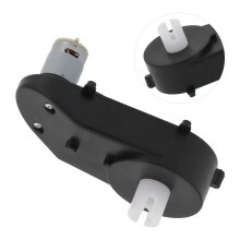 Motore con riduttore 6600RPM DC 12V Nero 11mm 28mm