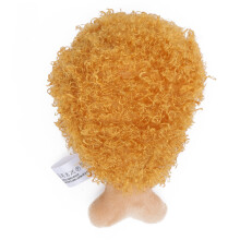 Giocattolo peluche che emette un fischio a forma di cosce di pollo 4,7  3,5 pollici