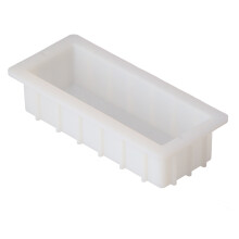 Stampo in silicone antiaderente 1400ml 29x13x7cm Bianco