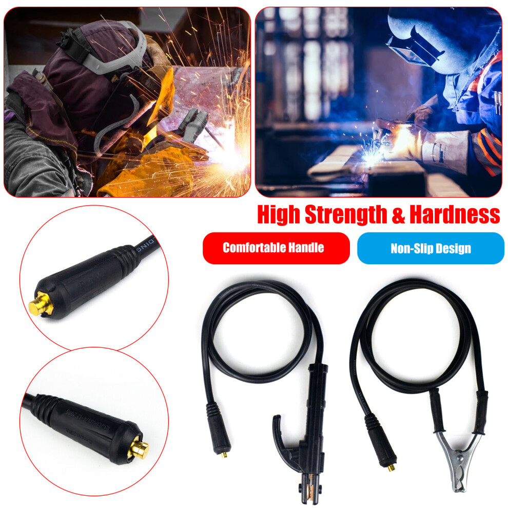 Arc Welding Ground Clamp Set 1.5M Length 300A Welders Earth Clip Kit For Arc Zx7 Mma Welding Machine 4941322576971
