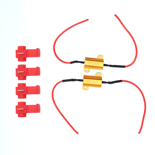 2 pièces Décodeur LED 25 Ω 25 W Résistance de charge pour DRL automobile