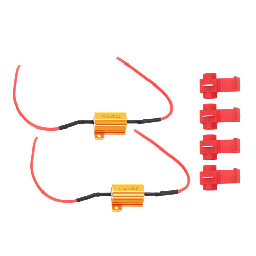 2 pièces Décodeur LED 25 Ω 25 W Résistance de charge pour DRL automobile 1