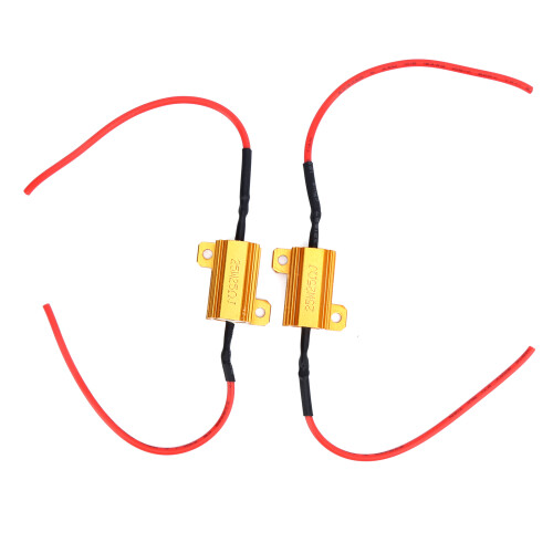 2 pièces Décodeur LED 25 Ω 25 W Résistance de charge pour DRL automobile 2