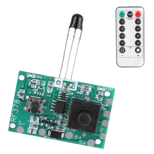 3.7V Solar Lamp String Controller Module Circuit Board with Remote Control for Solar String Lights