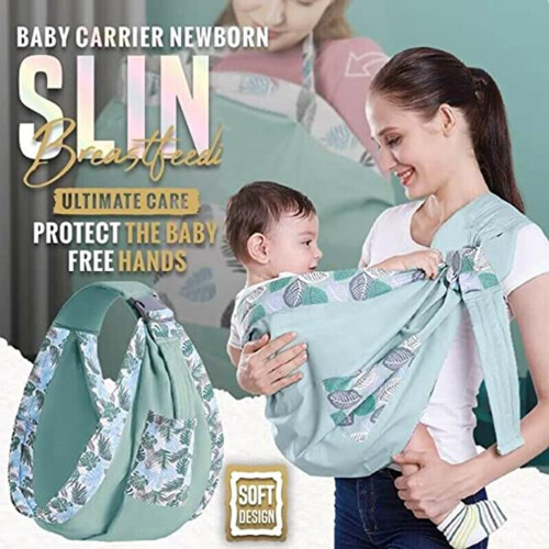 Porte-bébé sling en coton, 20 kg, à une seule bretelle 2