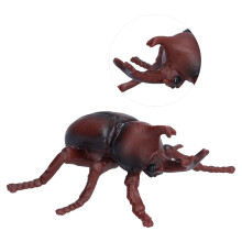 Modello educativo di insetto scarabeo in plastica giocattolo per bambini realistico 5.5cm Design AU