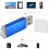 Clé USB bleue transparente USB 2.0 2 Go 15
