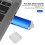Clé USB bleue transparente USB 2.0 2 Go 6