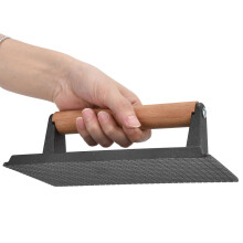 Presse à bacon en fonte 1 045 g 36,9 oz noir