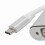 Adattatore Type-C a HDMI 4K, alluminio, bianco/grigio 6