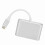 Adattatore Type-C a HDMI 4K, alluminio, bianco/grigio 9