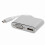 Adattatore Type-C a HDMI 4K, alluminio, bianco/grigio 15