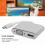 Adattatore Type-C a HDMI 4K, alluminio, bianco/grigio 7