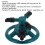 Arroseur de gazon rotatif à 360 vert 3,6 oz 5